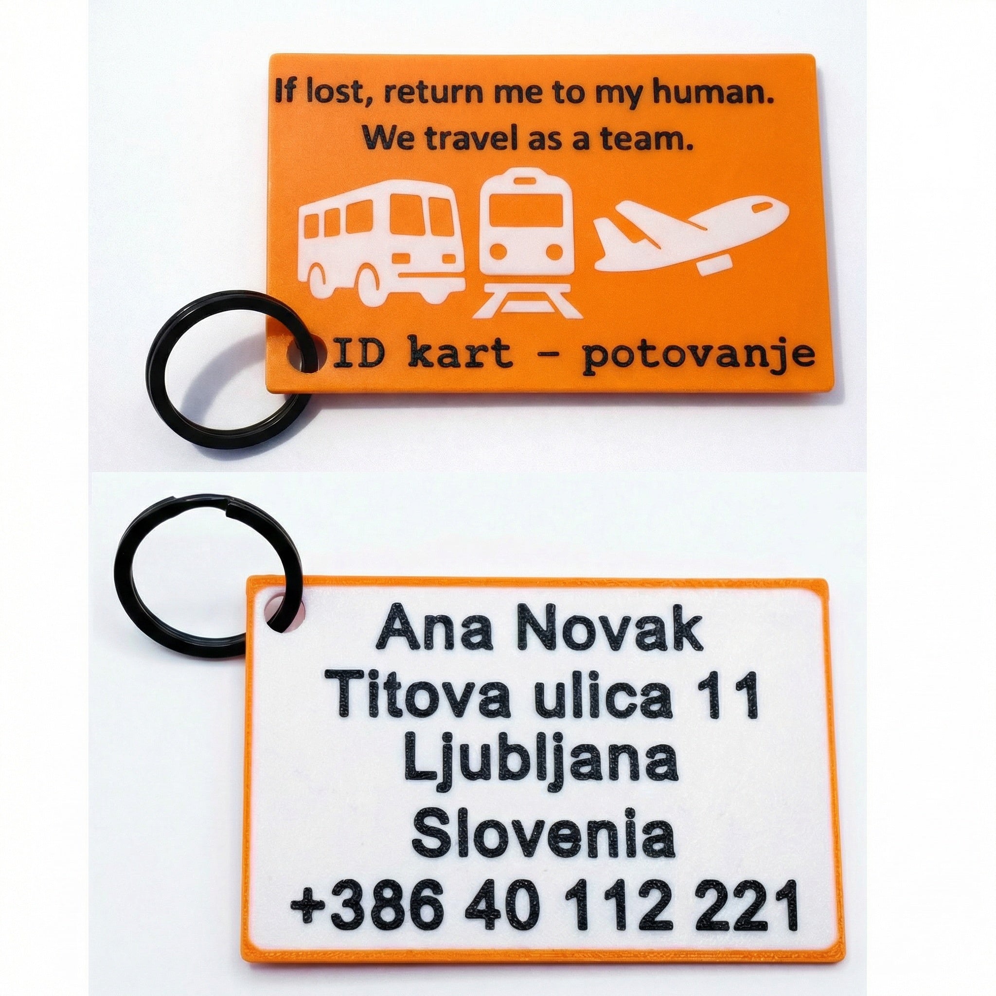 ID kart - potovanje