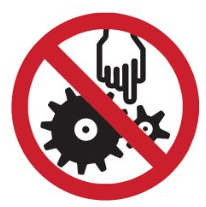 Opozorilna tabla - Poseganje v nevarno območje prepovedano