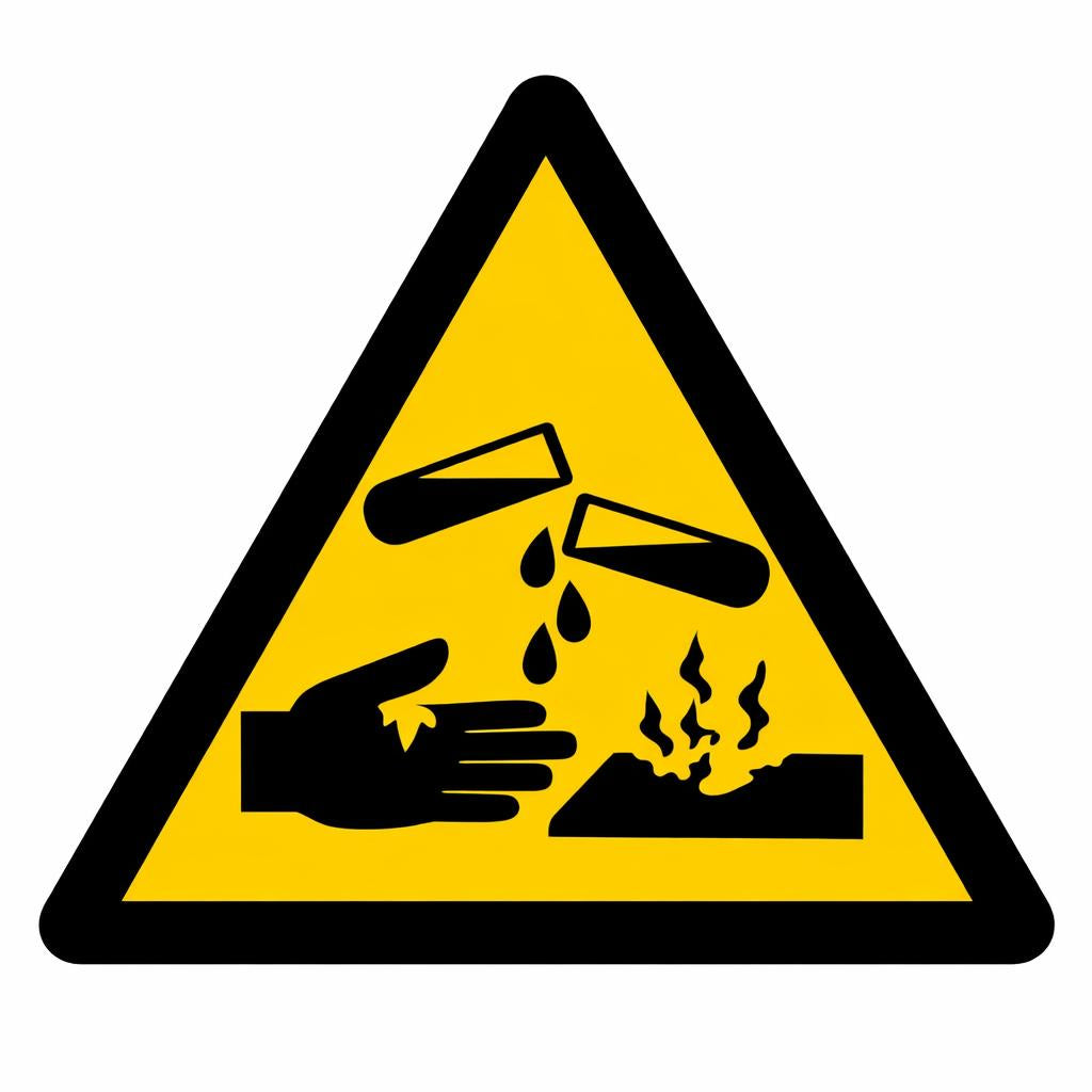 Pozor korozivna snov