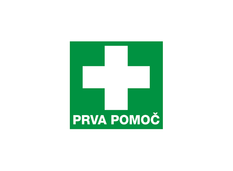Opozorilna tabla - Prva pomoč