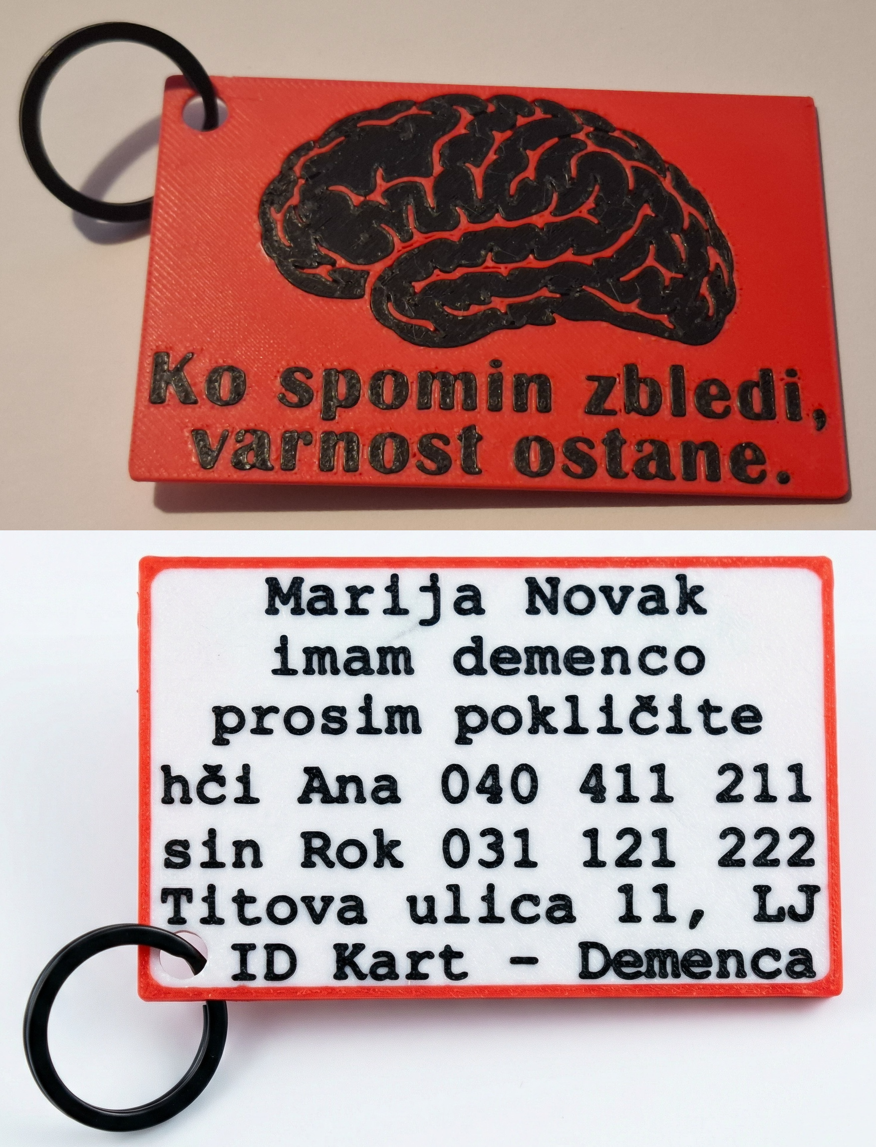 ID kart - demenca