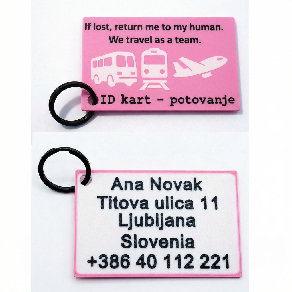 ID kart - potovanje