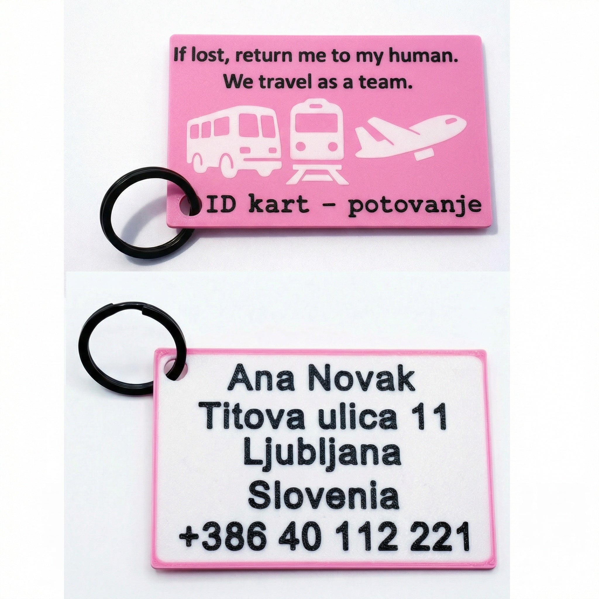 ID kart - potovanje