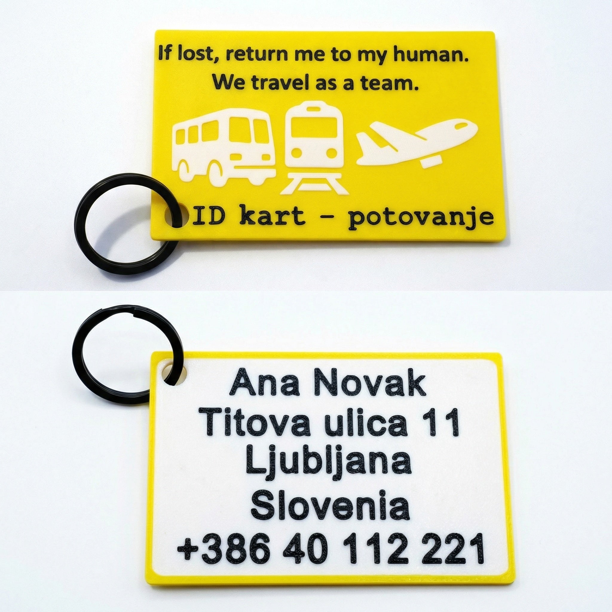 ID kart - potovanje