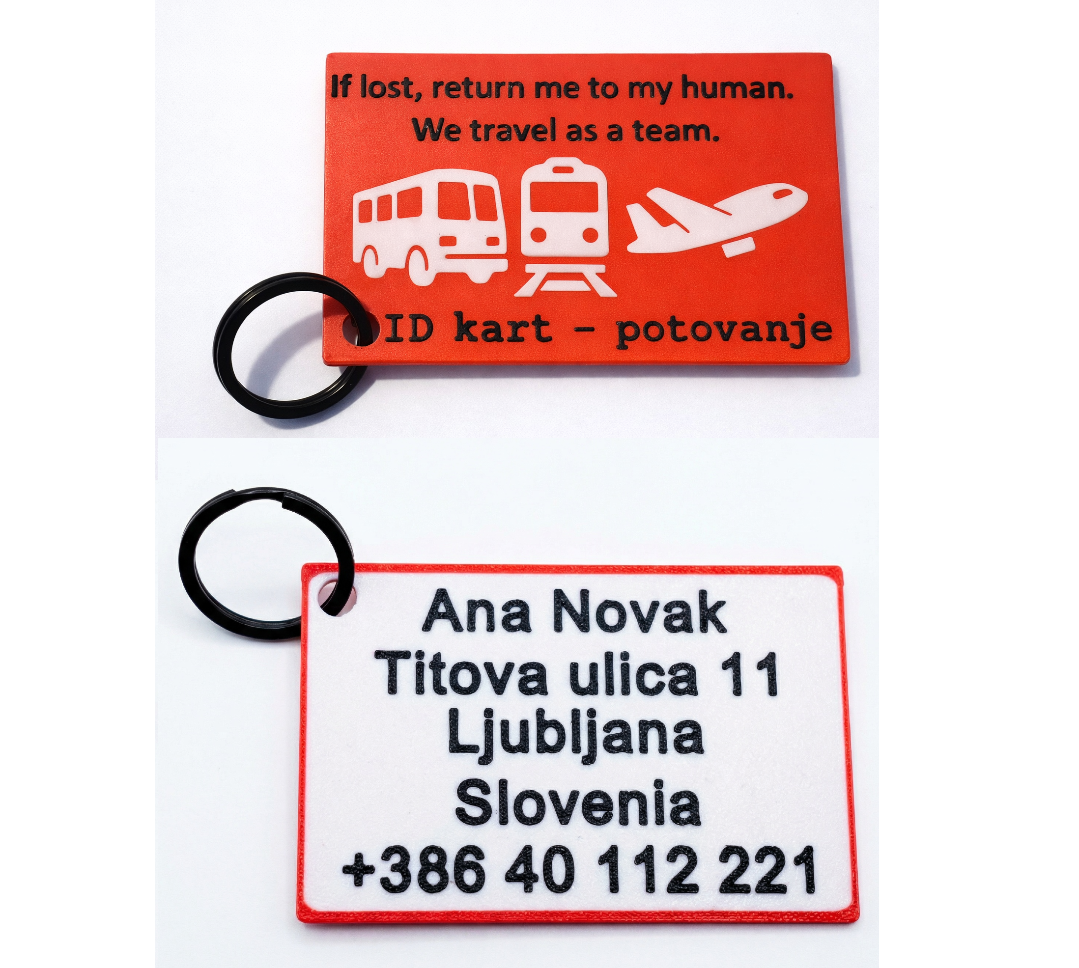 ID kart - potovanje