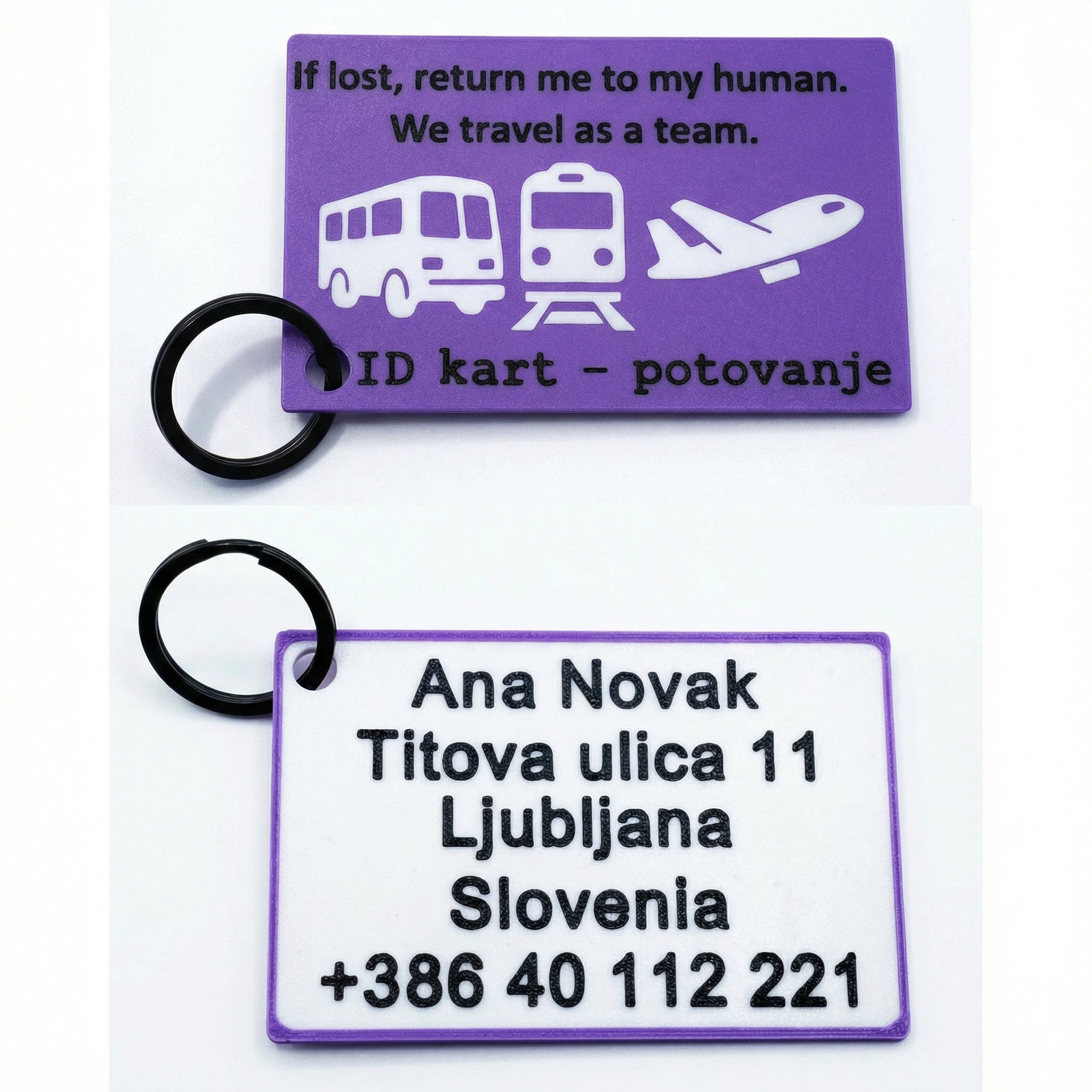 ID kart - potovanje