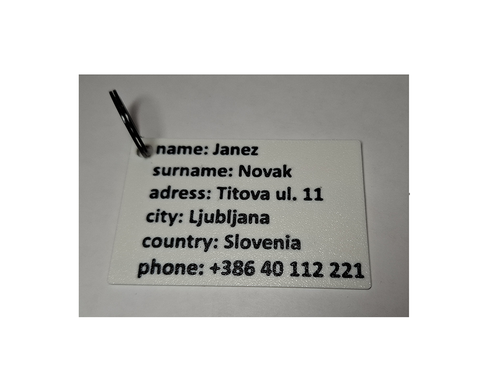 Označevalec prtljage za potovalni kovček/nahrbtnik z vašim logotipom