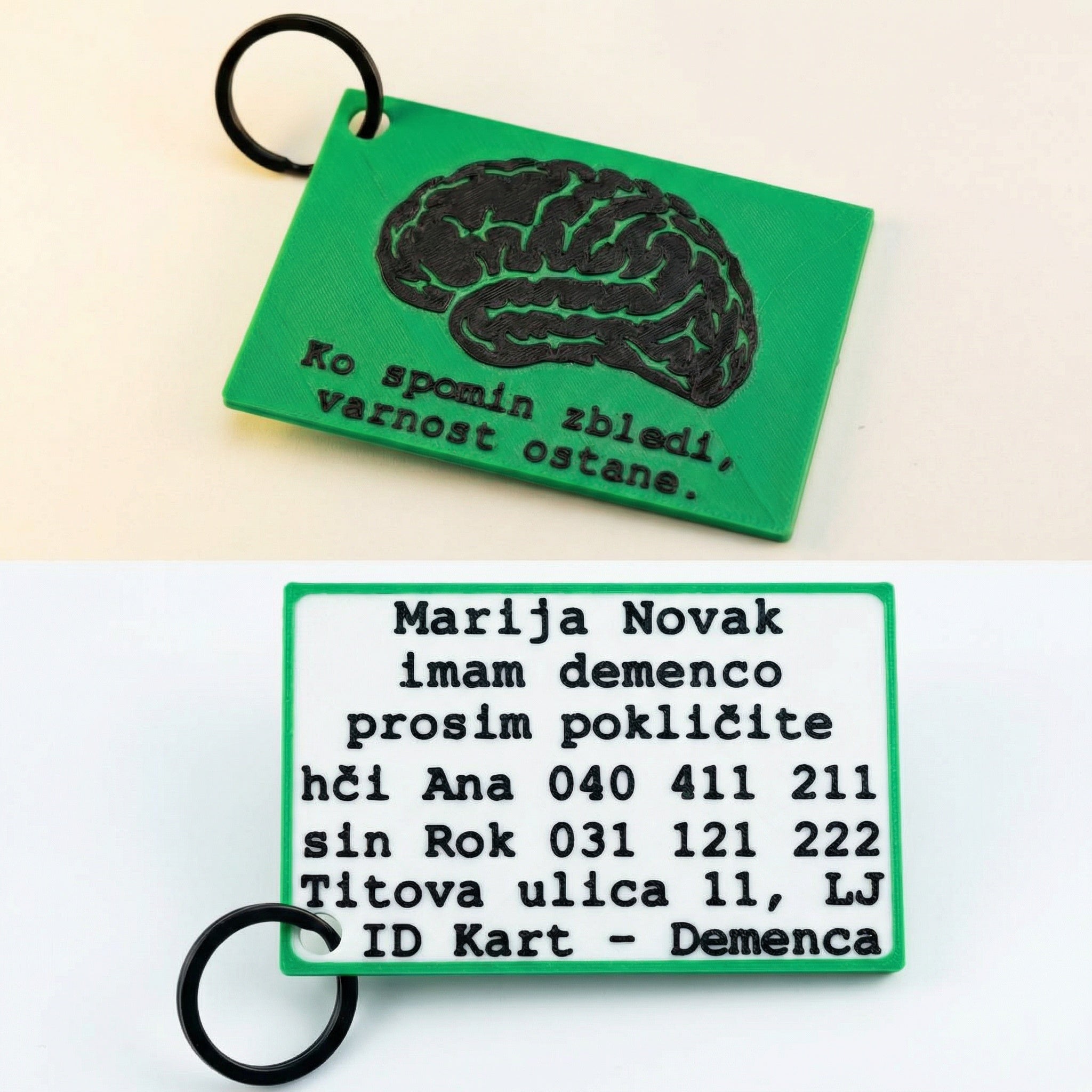 ID kart - demenca