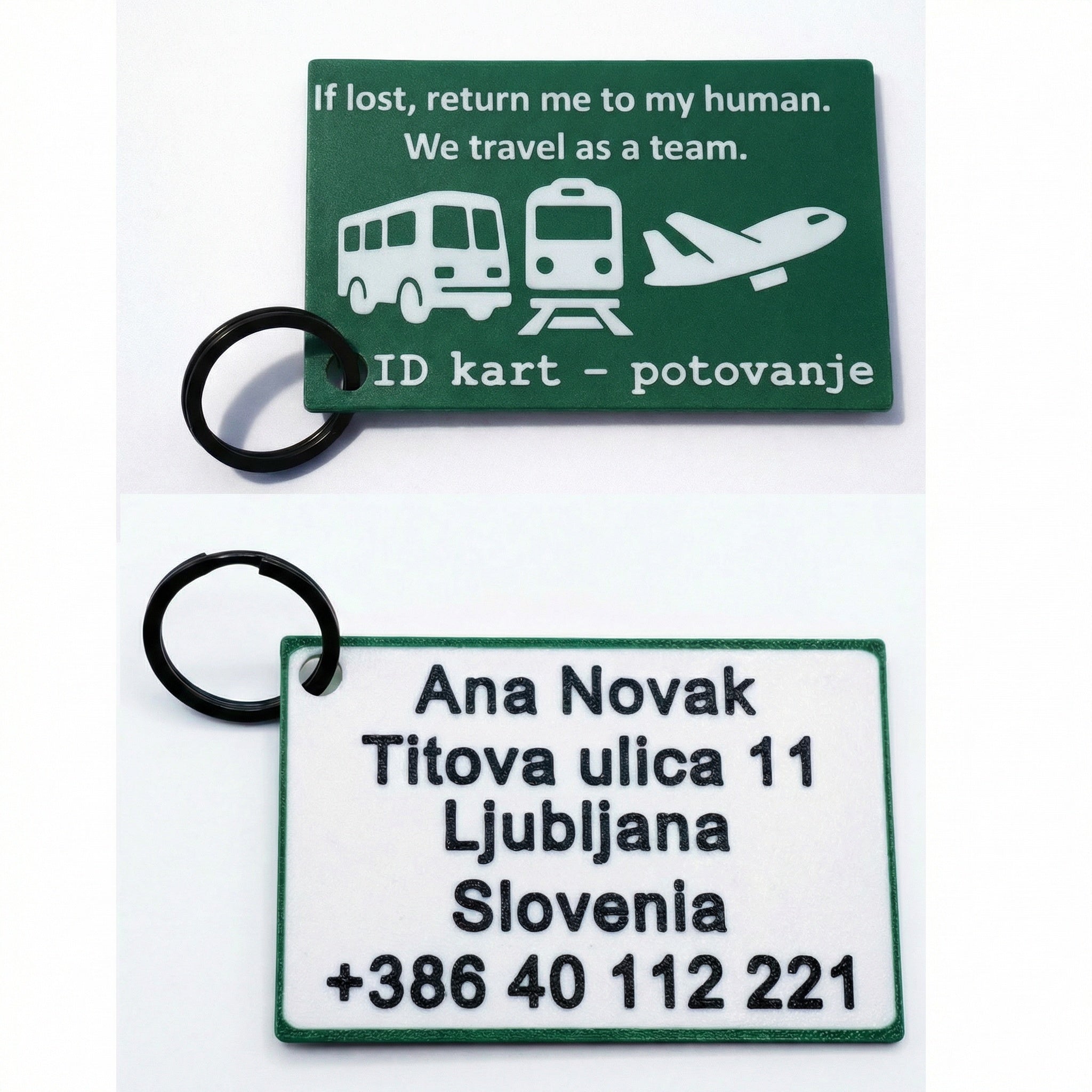 ID kart - potovanje